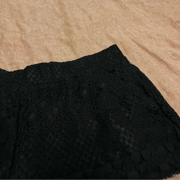 Black Lace Shorts - Picture 3 of 4